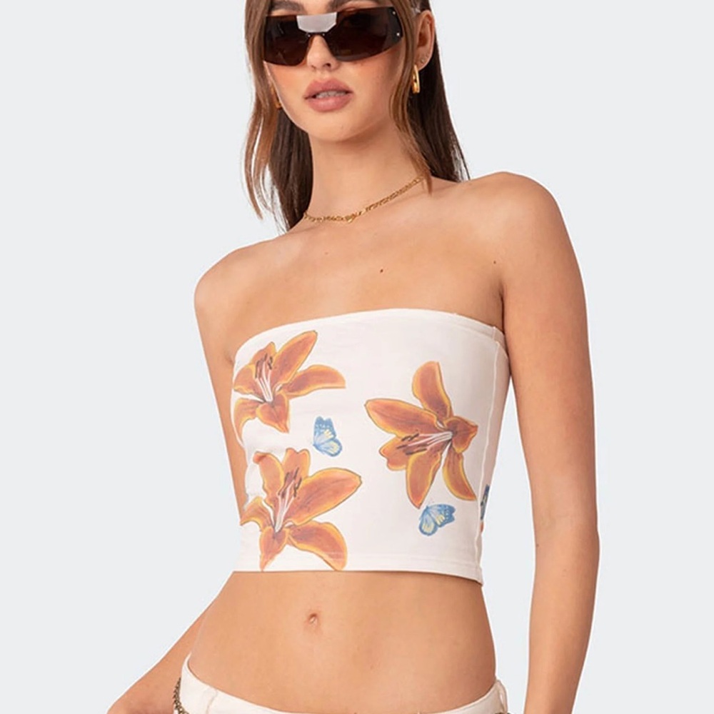 Edikted Tigerlily Tube Tops
